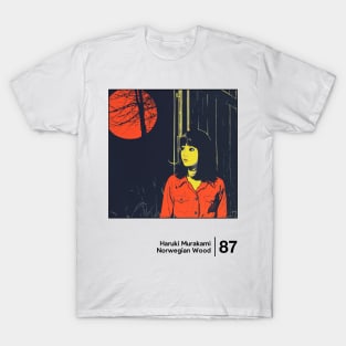 Norwegian Wood - Minimal Style Graphic Artwork T-Shirt